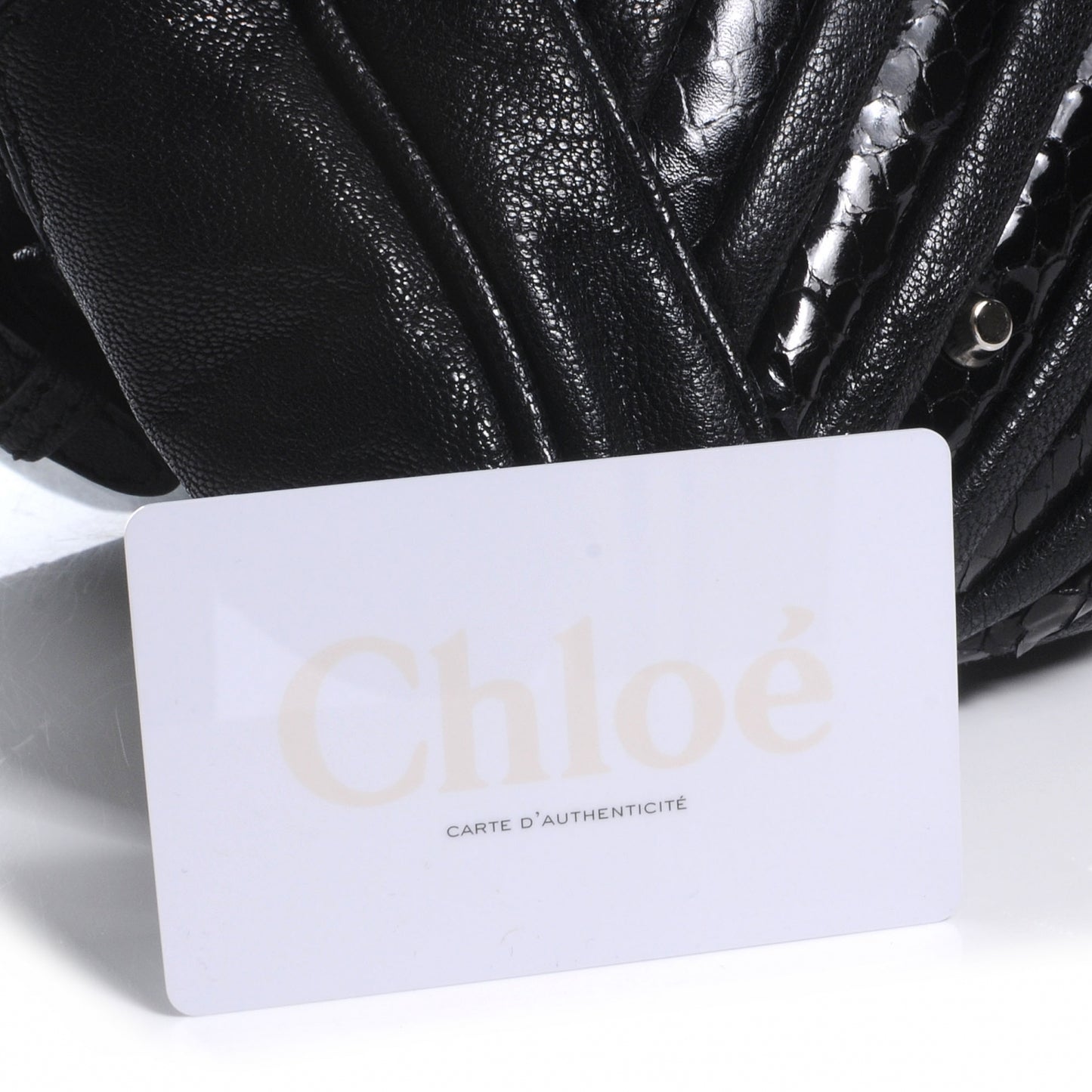 Python Chevron Paddington Black