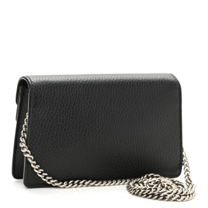 Gucci Calfskin Super Mini Dionysus Shoulder Bag Black 3 of 7
