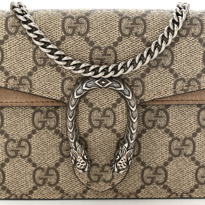 Gucci GG Supreme Monogram Super Mini Dionysus Shoulder Bag Taupe 7 of 9