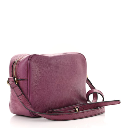Gucci Pebbled Calfskin Small Soho Disco Bag Peonia Flower 3 of 10
