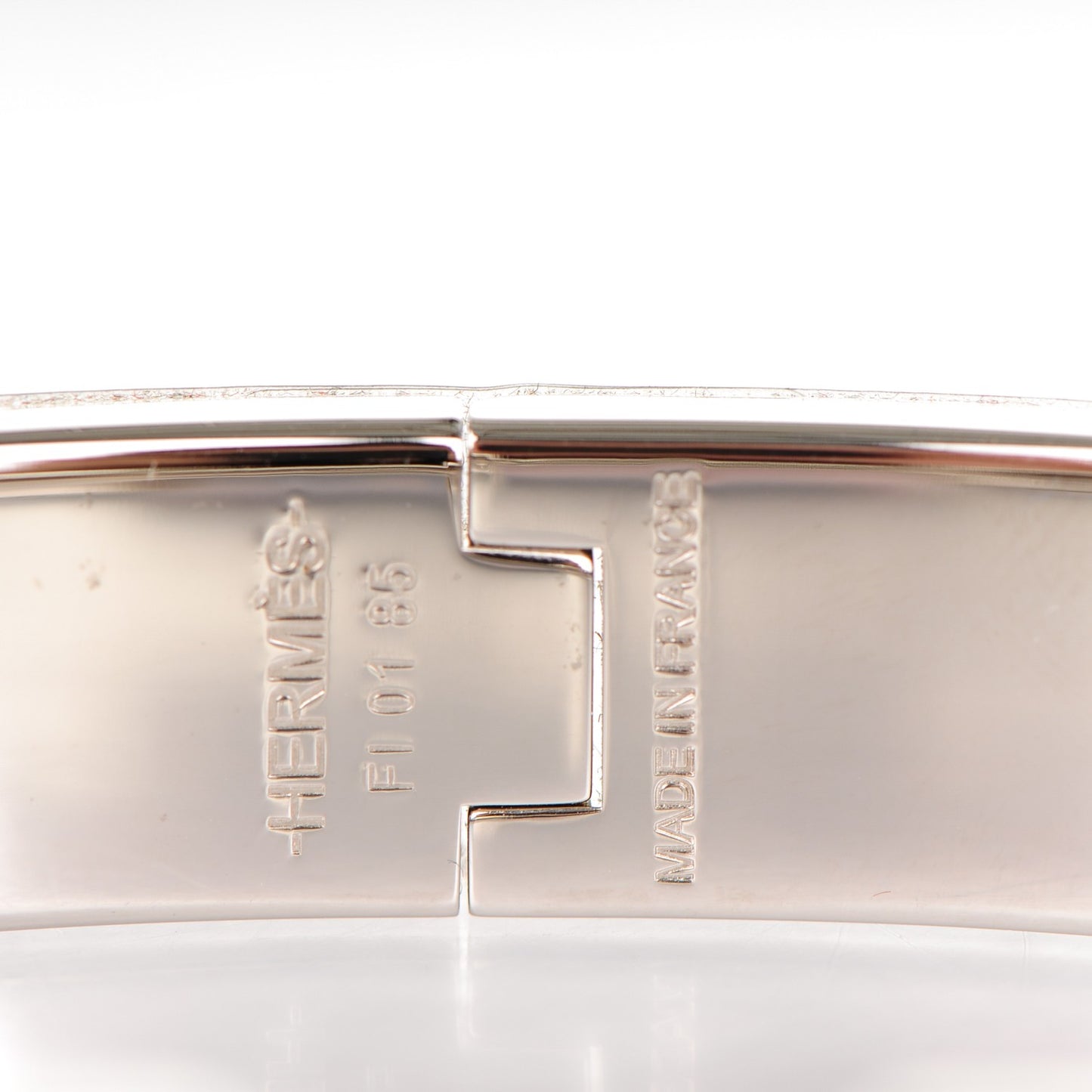 Matte Enamel Narrow Clic Clac HH Bracelet GM Bambou