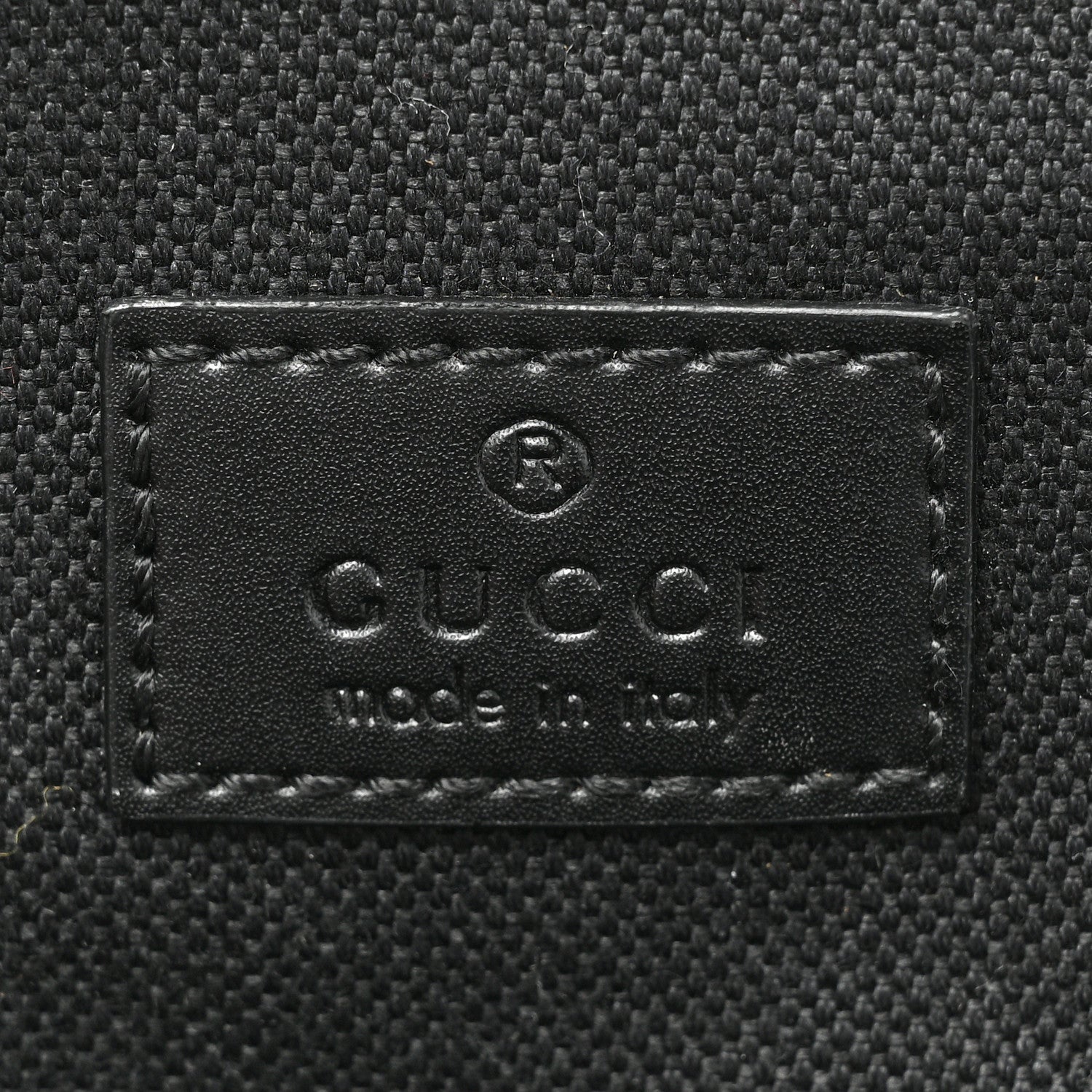 Gucci GG Supreme Monogram Web Belt Bag Black Grey 6 of 11