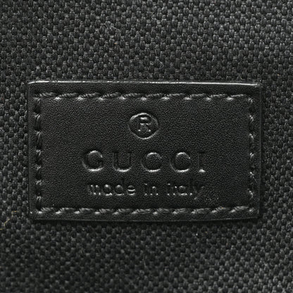 Gucci GG Supreme Monogram Web Belt Bag Black Grey 6 of 11