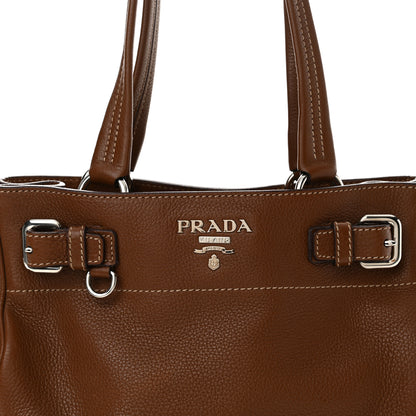 Prada Vitello Daino Shoulder Bag Nocciolo 8 of 10
