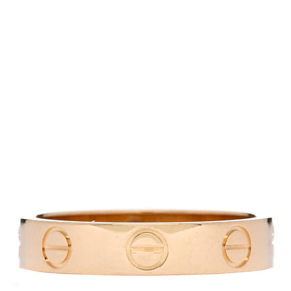 Cartier 18K Yellow Gold 3.5mm LOVE Wedding Band Ring 49 4.75 1 of 4