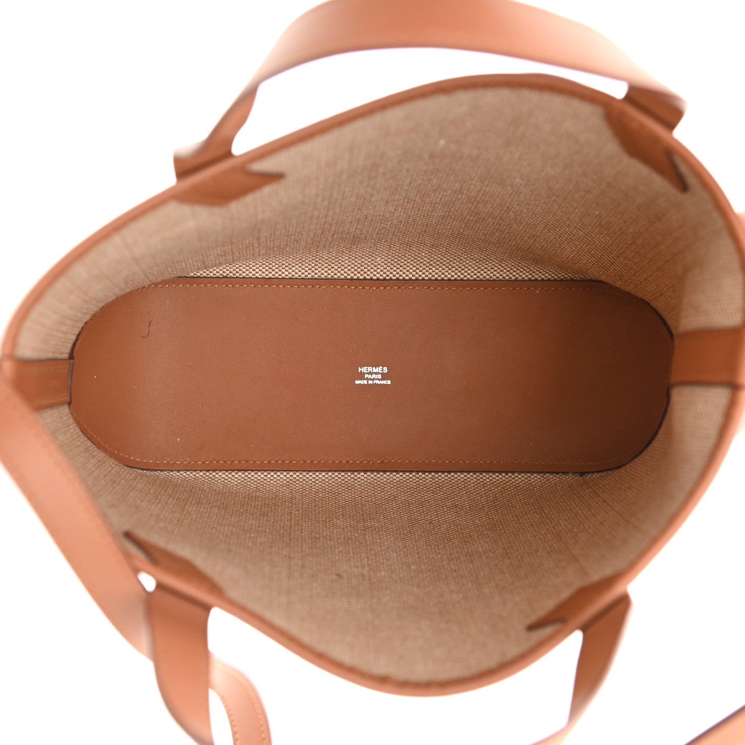 Hermes Swift H Canvas Cabas H En Biais 27 Gold Naturel Ecru 5 of 11
