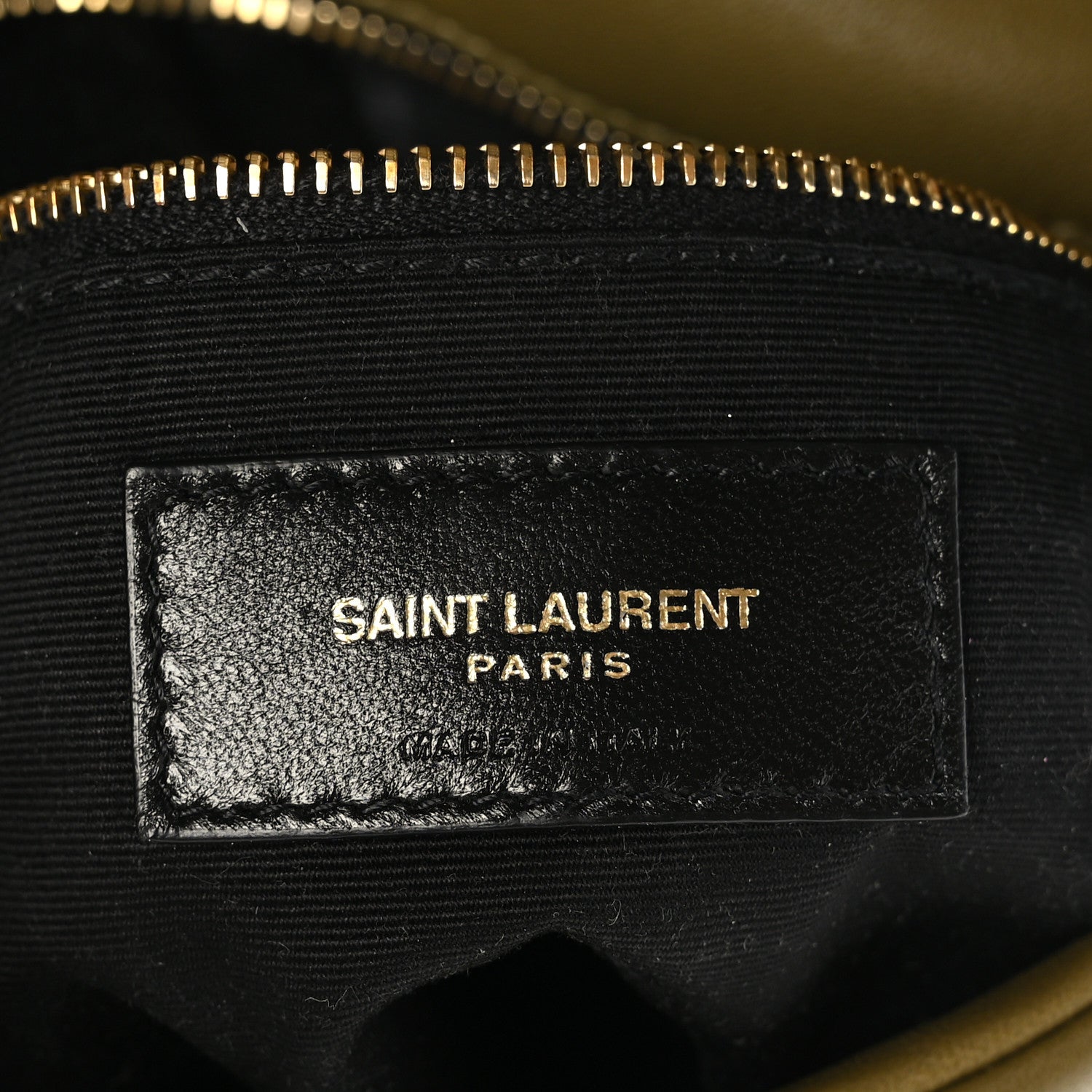 Saint Laurent Lambskin Quilted Toy Loulou Puffer Monogram Chain Satchel Hazel Green 6 of 10