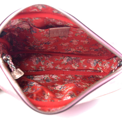 Gucci Laminated Nappa Trapuntata Small Zumi Shoulder Bag Rosa Lago Rame 5 of 10