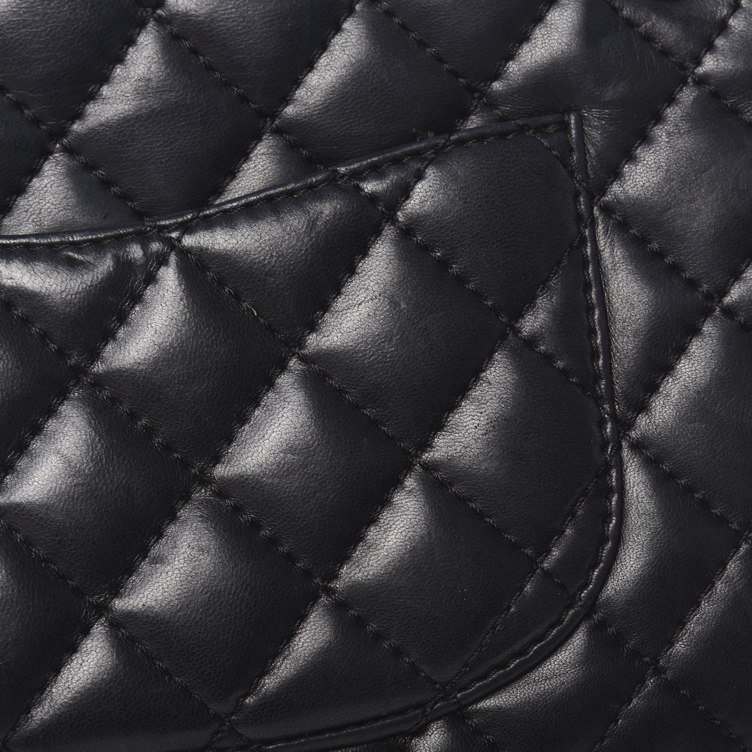Chanel Lambskin Quilted Medium Camera Case Black 15 of 17