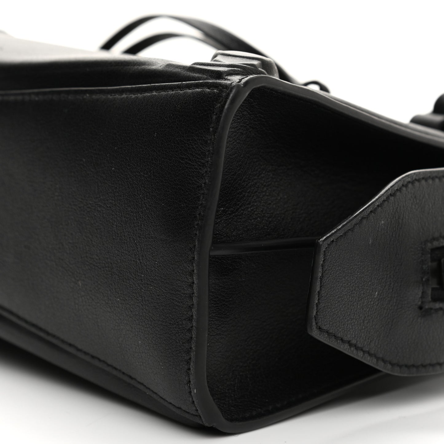 Cake Calfskin Tonal Hardware Mini Neo Classic City Black