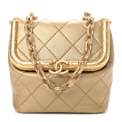 Chanel Metallic Lambskin Quilted Small My Crush Bag Gold 1 of 4