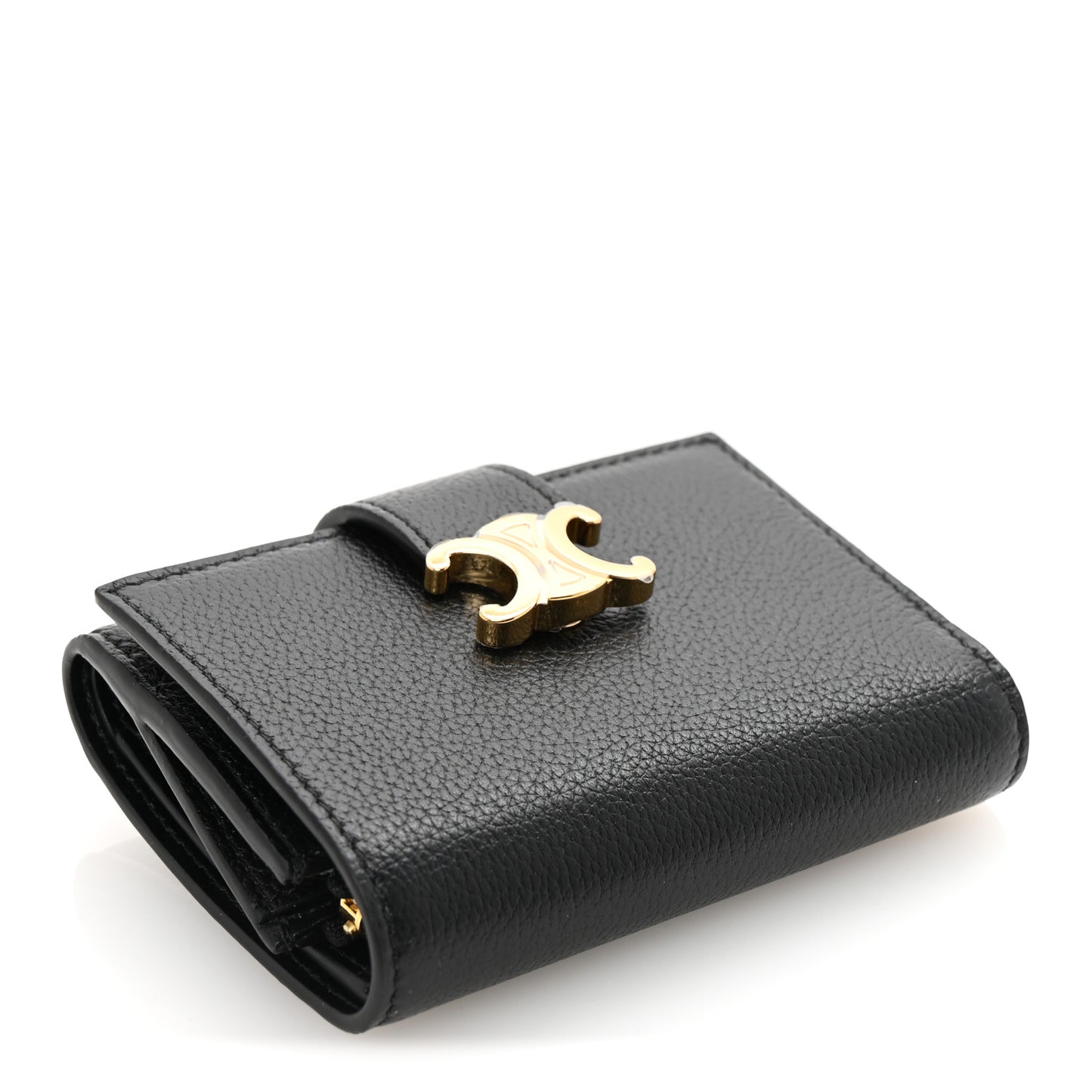 Grained Calfskin Nino Wallet Black