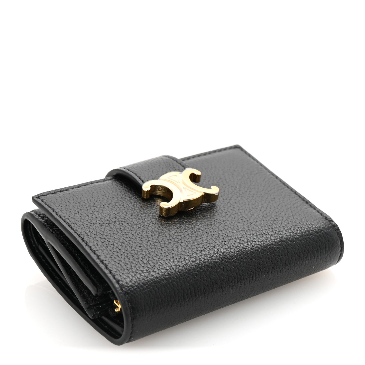 Celine Grained Calfskin Nino Wallet Black 4 of 8