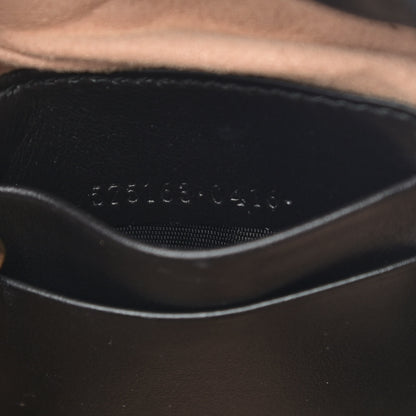 Gucci Calfskin Matelasse Mini GG Marmont 2.0 Bucket Bag Black 7 of 12