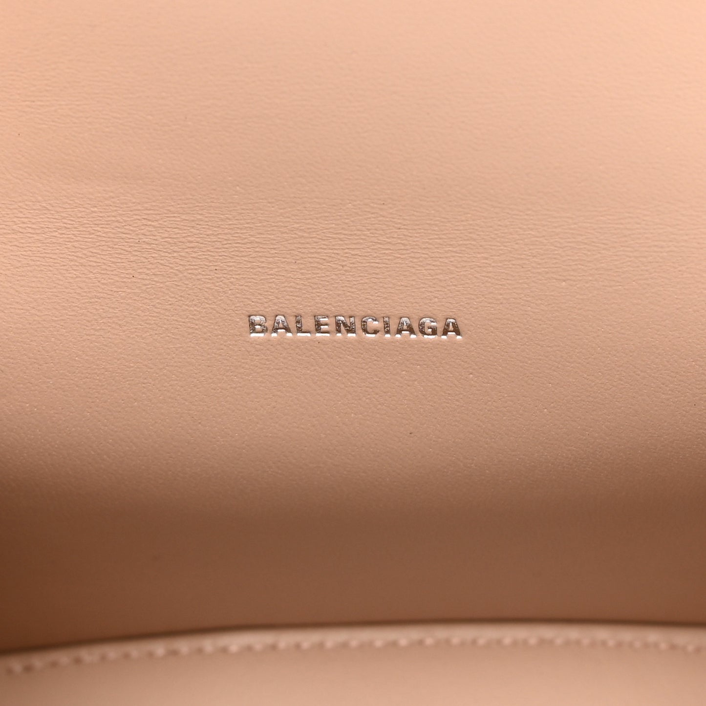 Strass Suede Hourglass Top Handle Bag XS Rose Gold