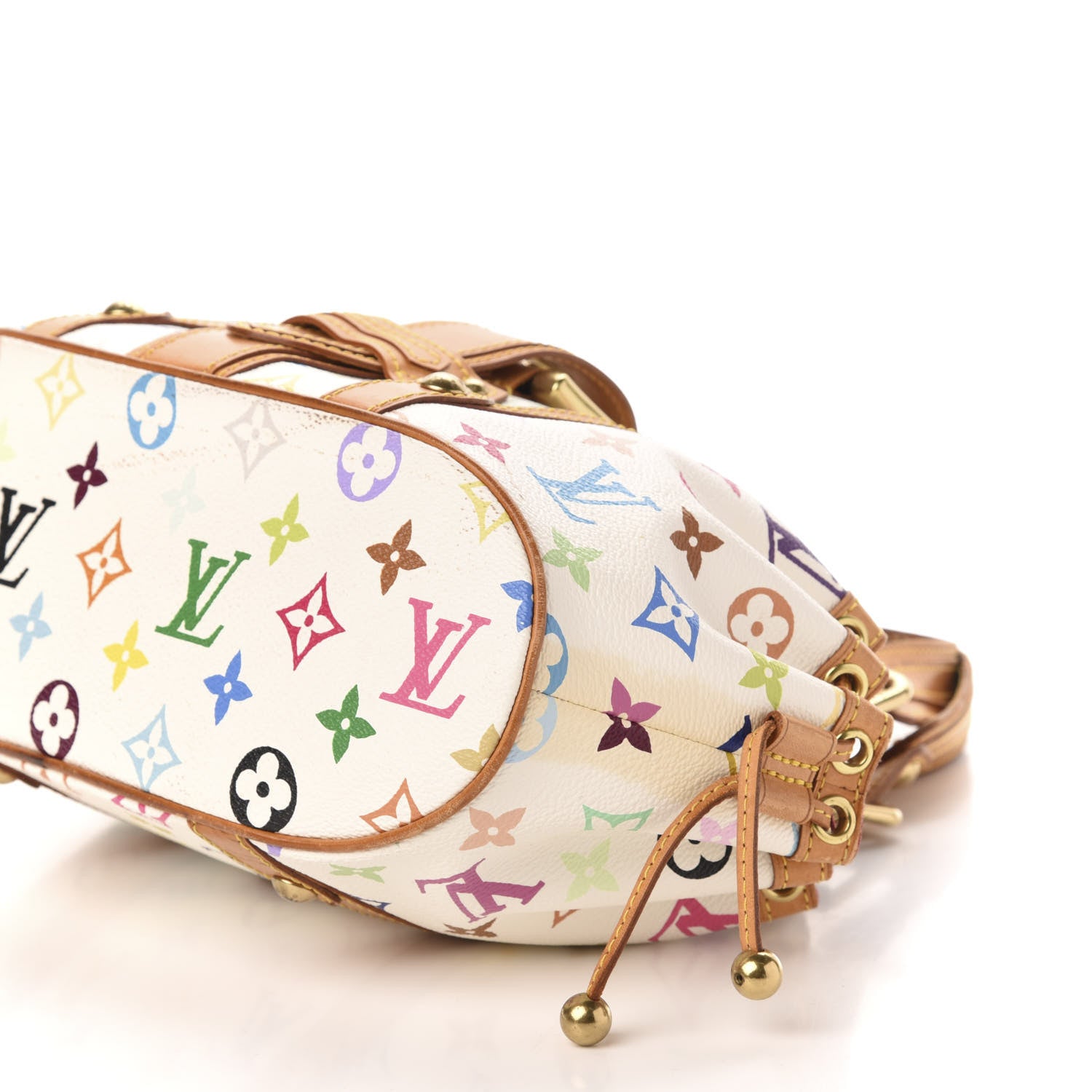 Louis Vuitton Monogram Multicolor Theda GM White 9 of 11
