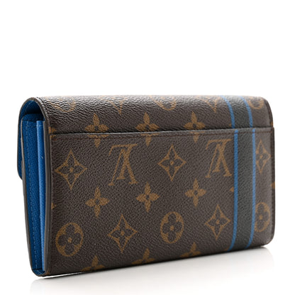 Louis Vuitton Monogram My LV Heritage Sarah Wallet NM Blue Marine 3 of 7