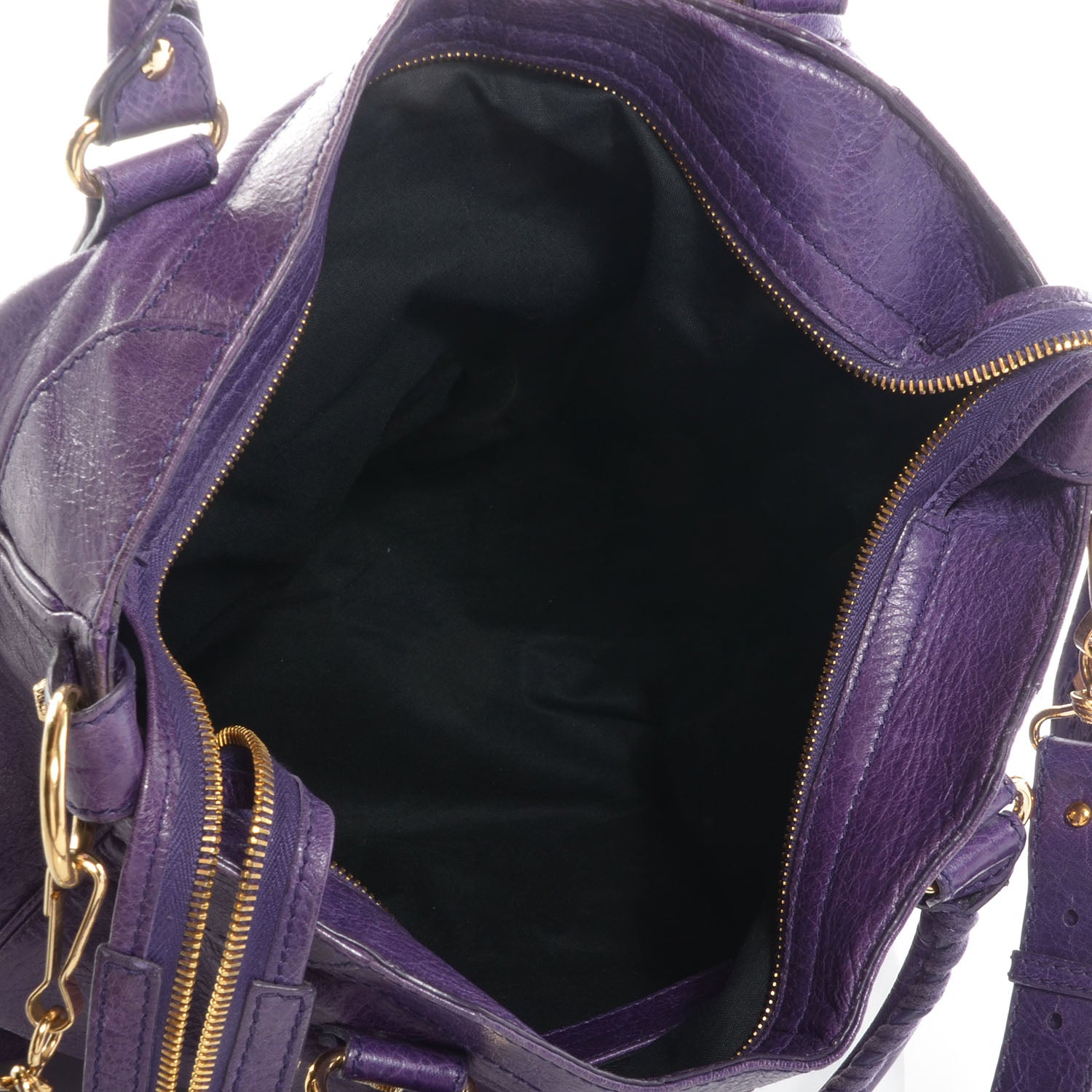 Balenciaga Agneau Giant 12 Gold Hardware Velo Dark Violet 5 of 10