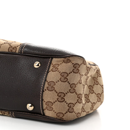 Gucci Monogram Medium Princy Tote  Dark Brown 10 of 10