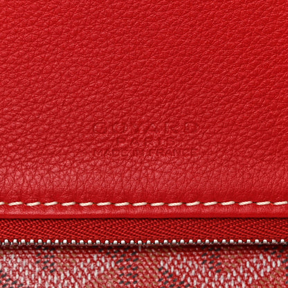 Goyard Goyardine Sainte Marie Soft Clutch Red 7 of 7