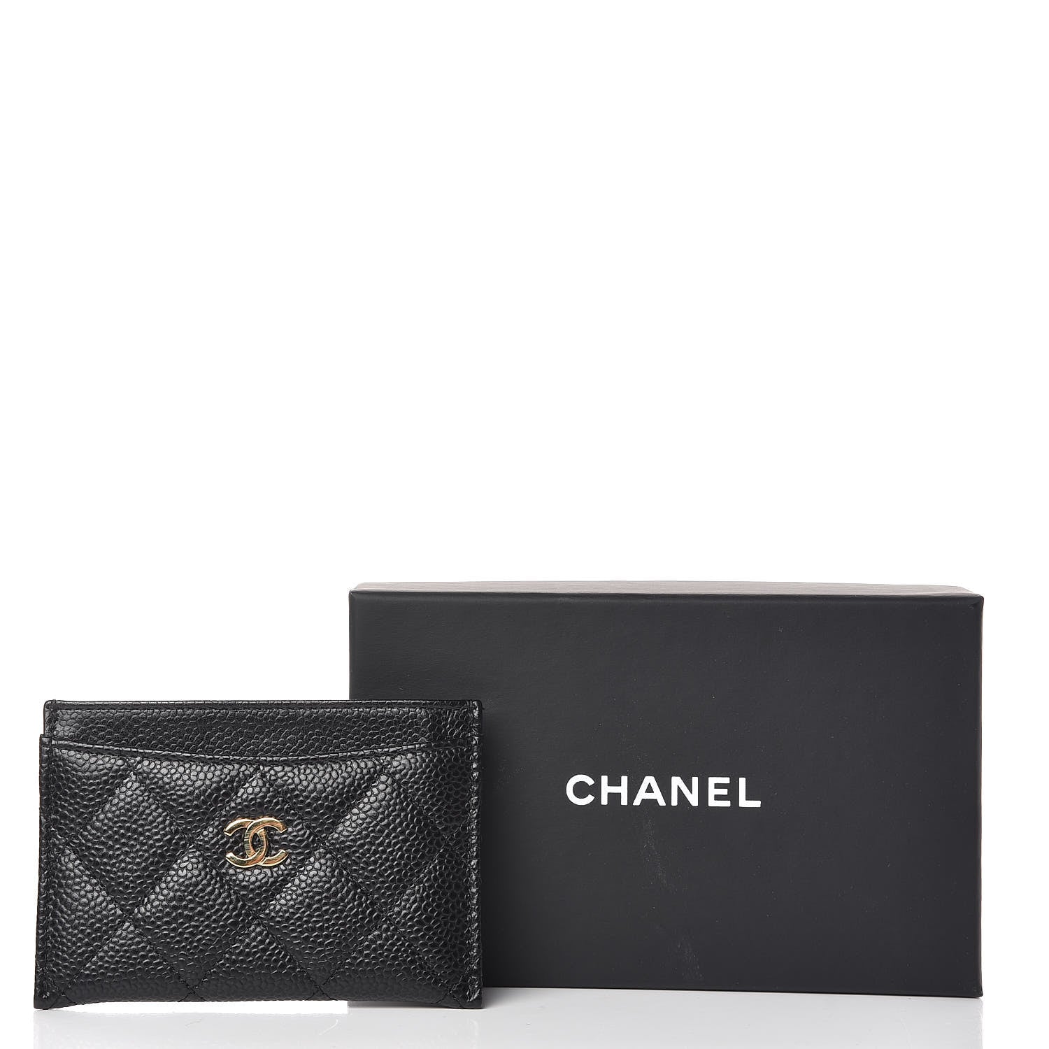 Chanel Caviar Quilted Card Holder Black 9 of 9