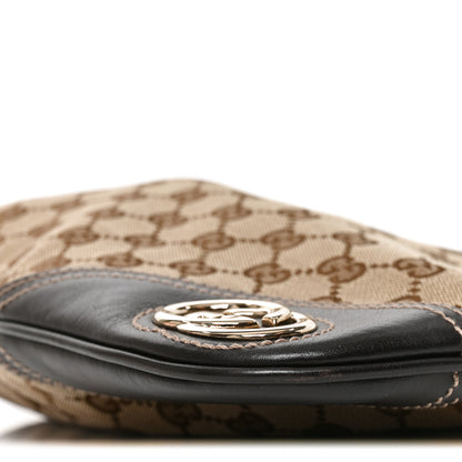 Gucci Monogram Medium New Britt Hobo Dark Brown 10 of 10