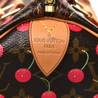 Louis Vuitton Monogram Cerises Speedy 25 6 of 9