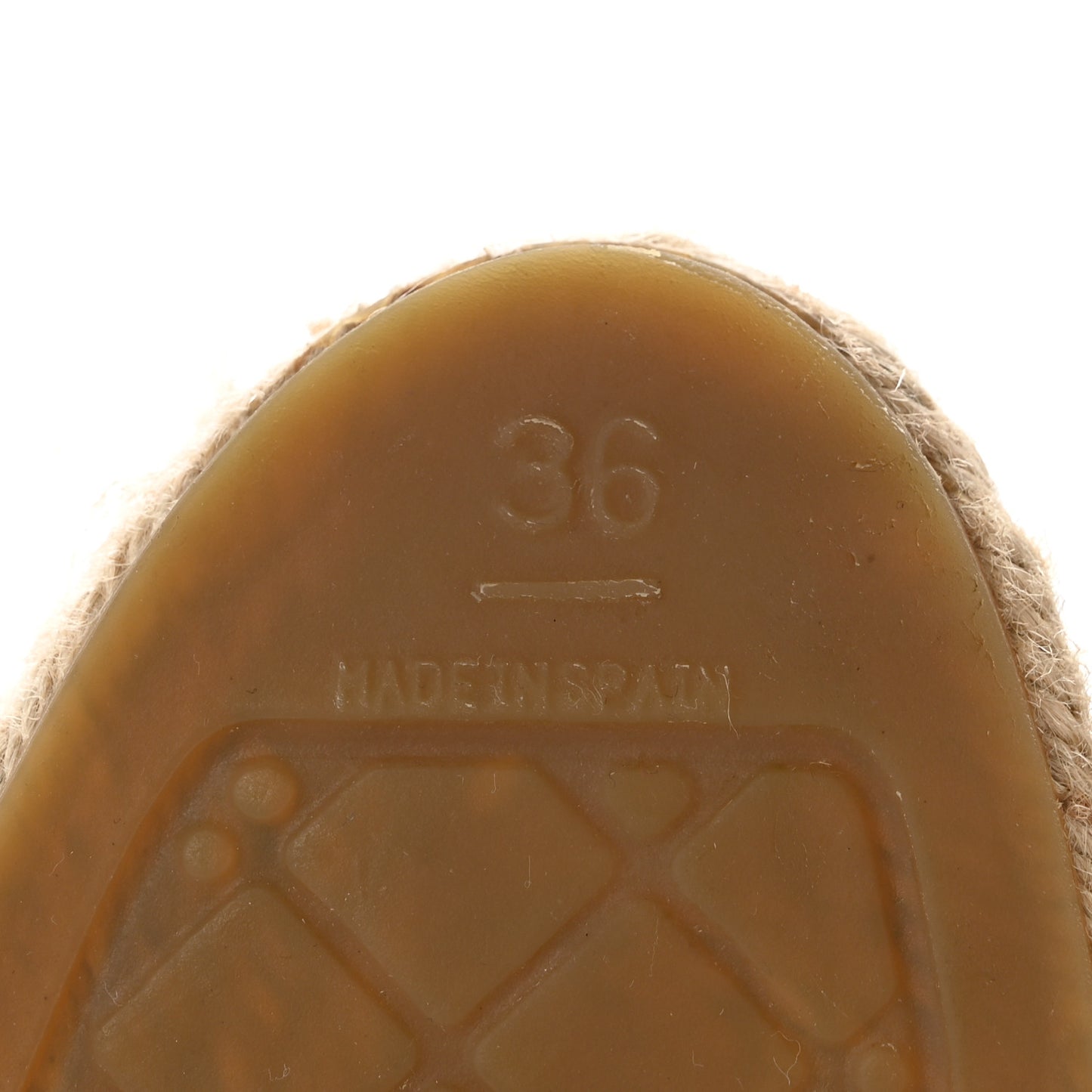 Cotton Grosgrain Espadrilles 36 Pink Ecru Black