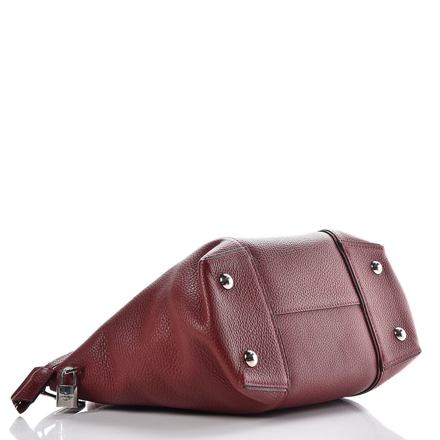 Louis Vuitton Cuir Taurillon Soft Lockit PM Griotte 4 of 10