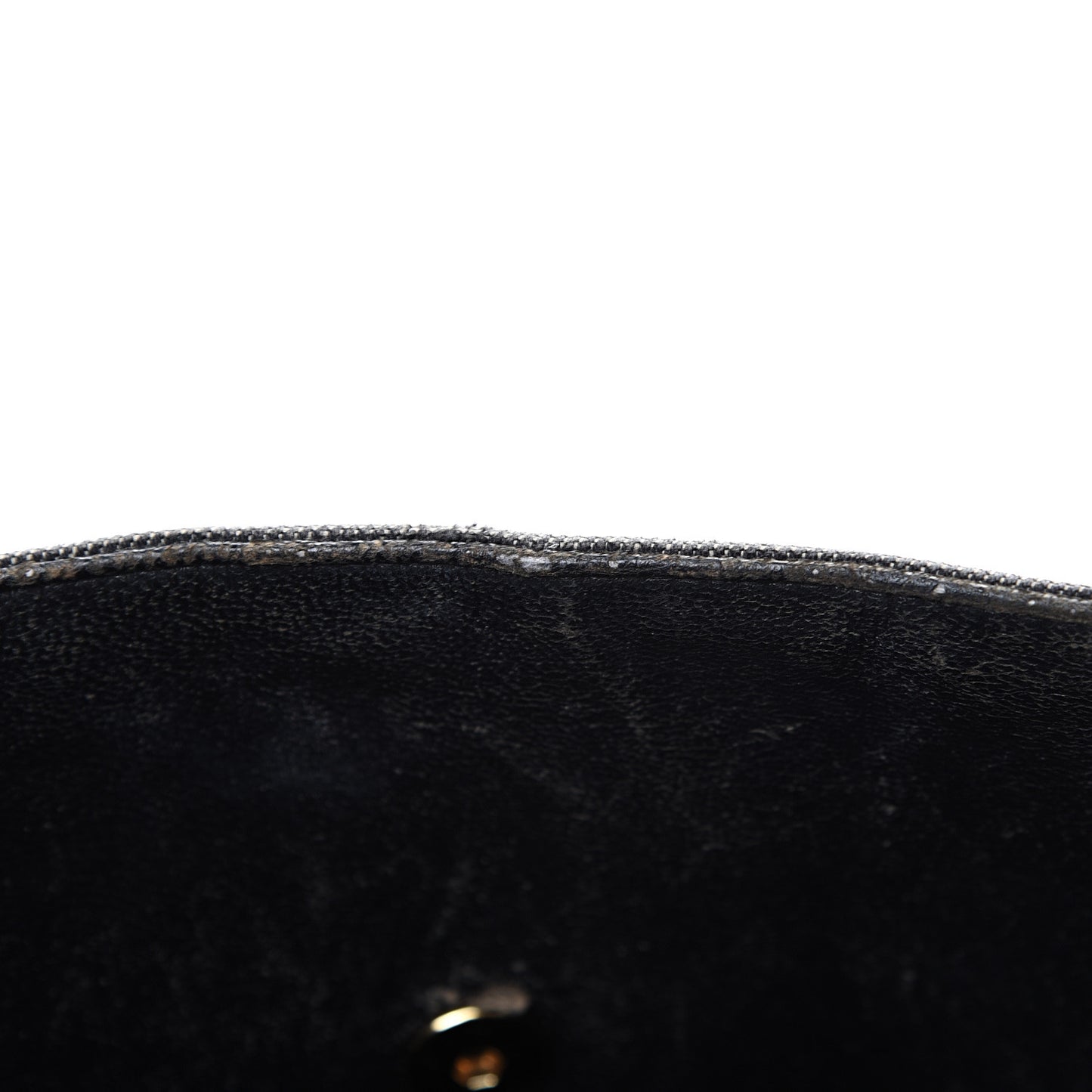 Denim Jumbo Kelly Flap Black