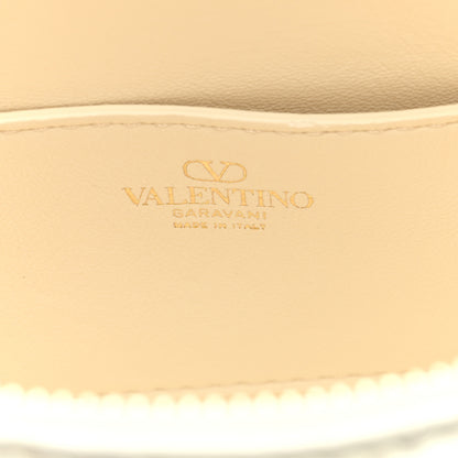 Valentino Garavani Nappa Small Rockstud Spike Hobo Ivory 6 of 10