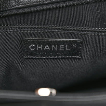 Chanel Calfskin Cerf Executive Shopper Tote Black 6 of 10