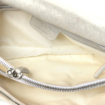 Christian Dior Metallic Lambskin Cannage Small Rendezvous Flap Silver 5 of 9