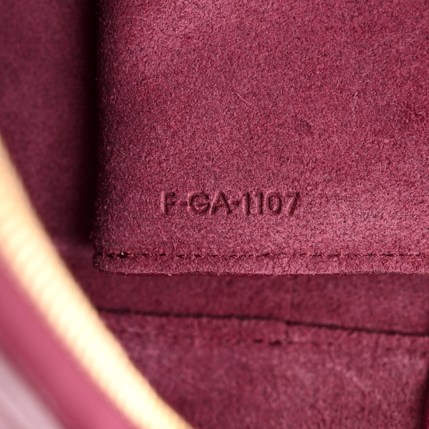 Grained Calfskin Micro Belt Bag Plum