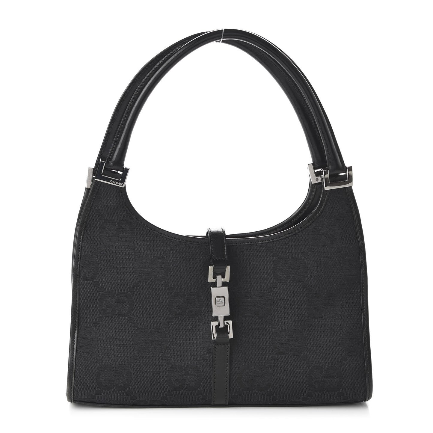 Monogram Jackie Shoulder Bag Black