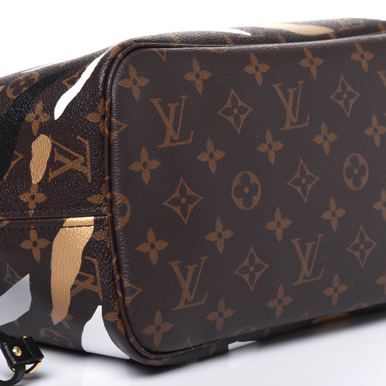 Louis Vuitton X LOL Monogram Neverfull MM Gold Silver 8 of 9
