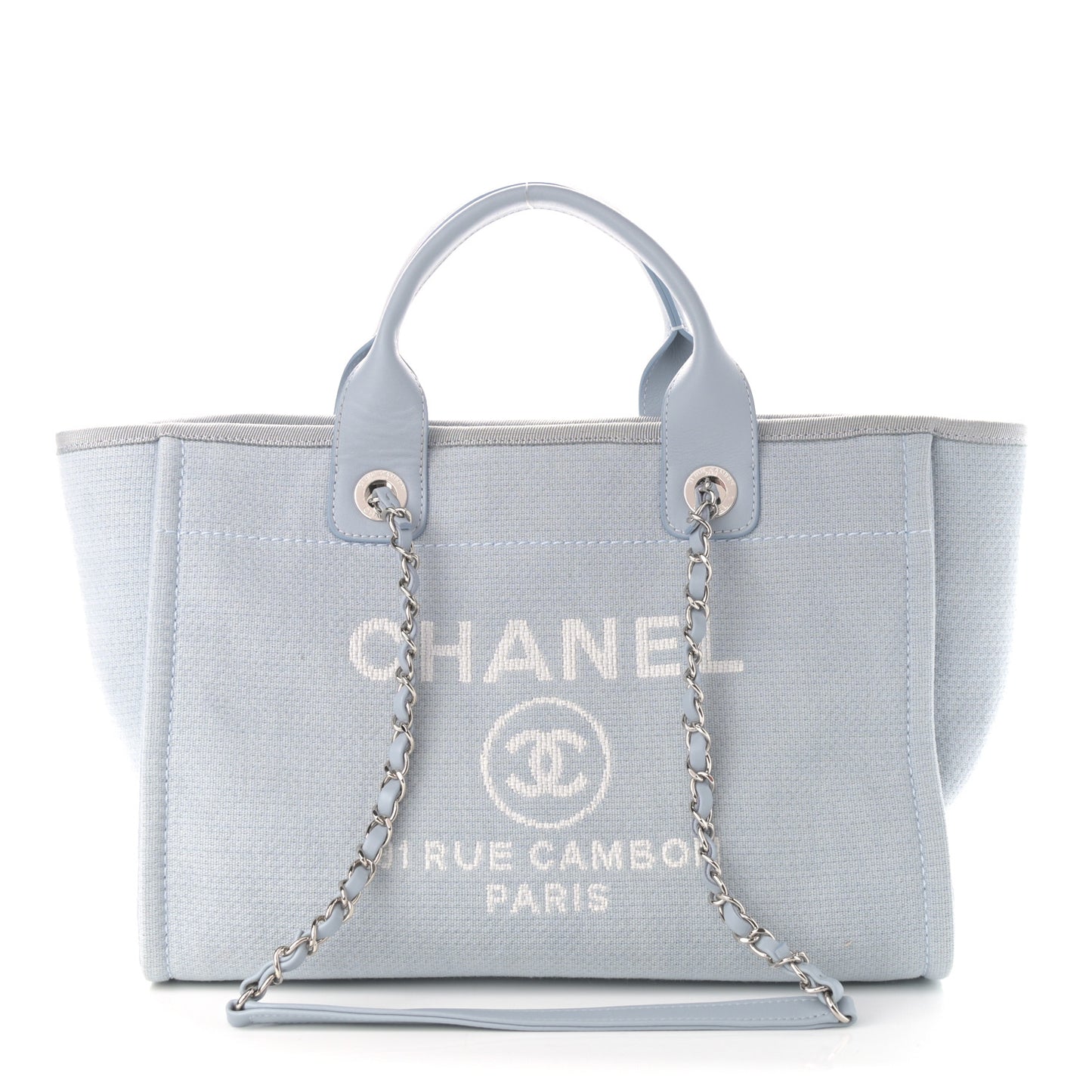 Mixed Fibers Small Deauville Tote Light Blue