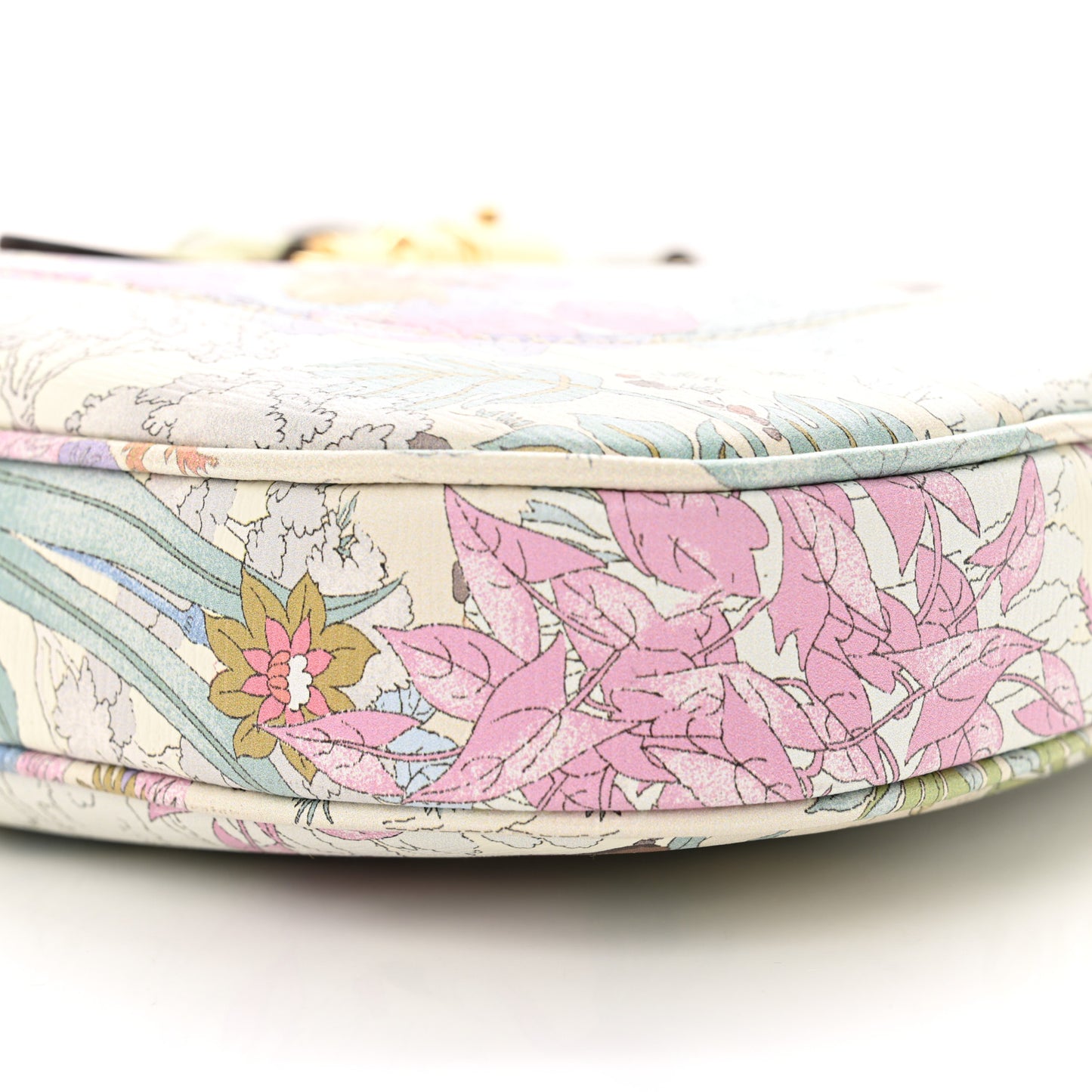 New Shangai Calfskin Tiger Savanah Small Jackie 1961 Hobo Chalky White Multicolor