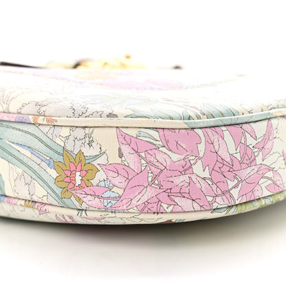 Gucci New Shangai Calfskin Tiger Savanah Small Jackie 1961 Hobo Chalky White Multicolor 10 of 10