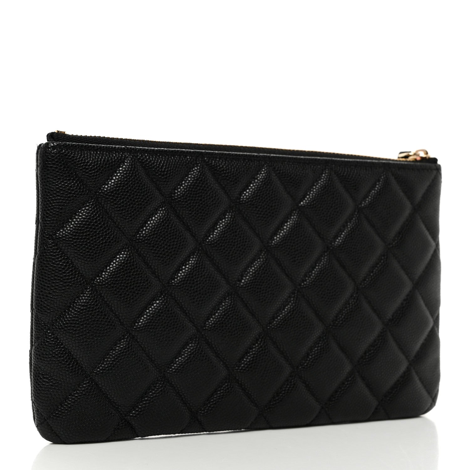 Chanel Caviar Quilted Small CC Cosmetic Case Black 4 of 8