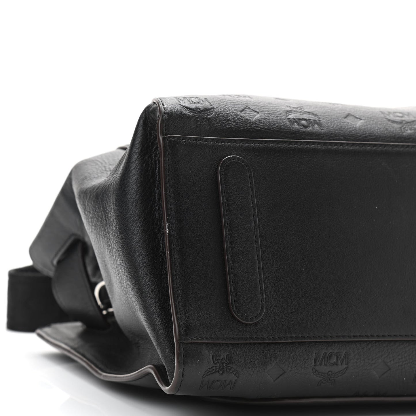 Calfskin Ottomar Monogram Medium Essential Tote Black