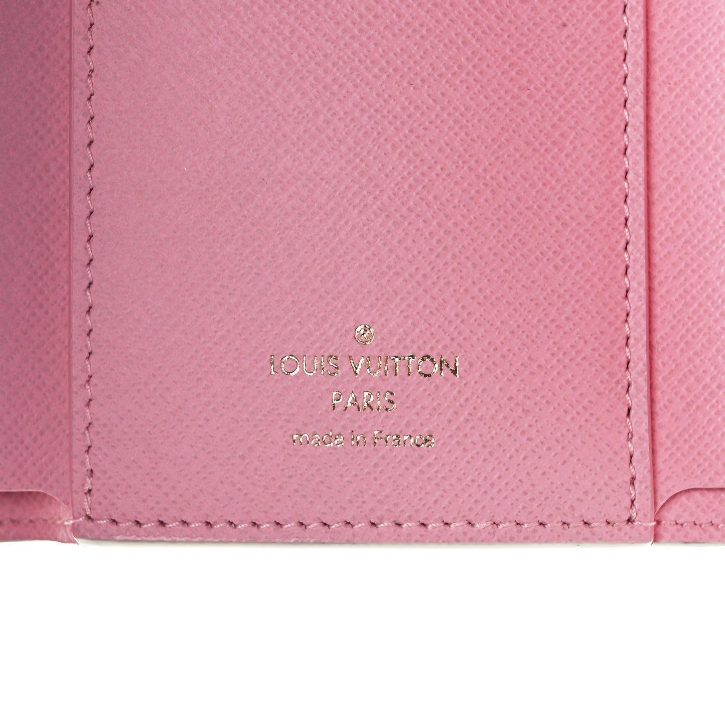 Giant Damier Victorine Wallet Peach Pink
