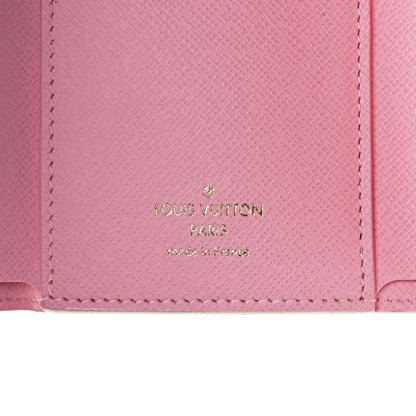 Louis Vuitton Giant Damier Victorine Wallet Peach Pink 6 of 9