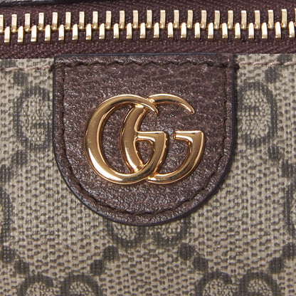 Gucci Soft GG Supreme Monogram Calfskin Small Ophidia Cosmetic Case Beige Ebony New Acero 8 of 9