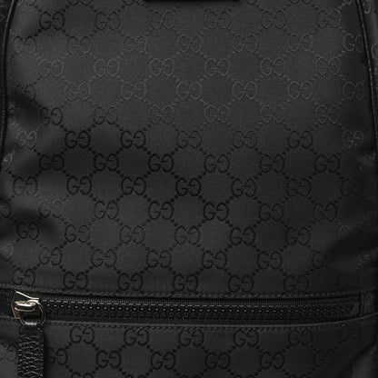 Gucci Nylon Monogram Slim Backpack Black 8 of 10