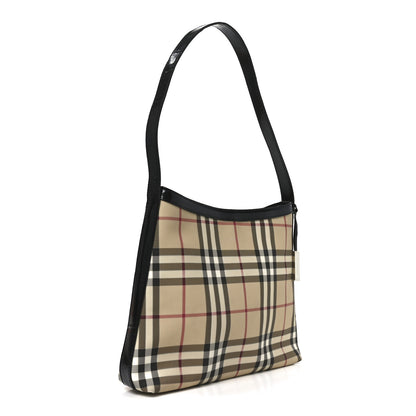 Burberry Vintage Check Shoulder Bag Black 3 of 10