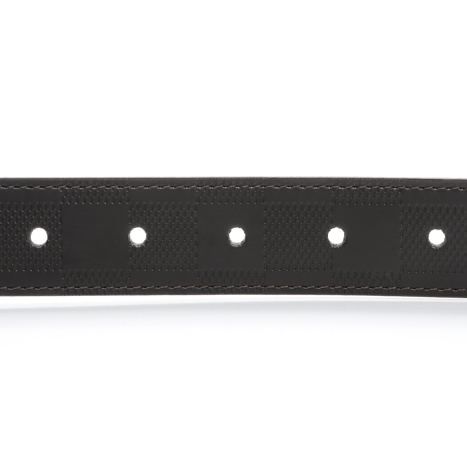 Louis Vuitton Damier Infini Calfskin Boston 30mm Reversible Belt 100 40 Moka 6 of 7