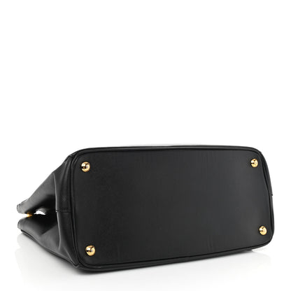 Prada Saffiano Medium Galleria Double Zip Tote Black 4 of 14