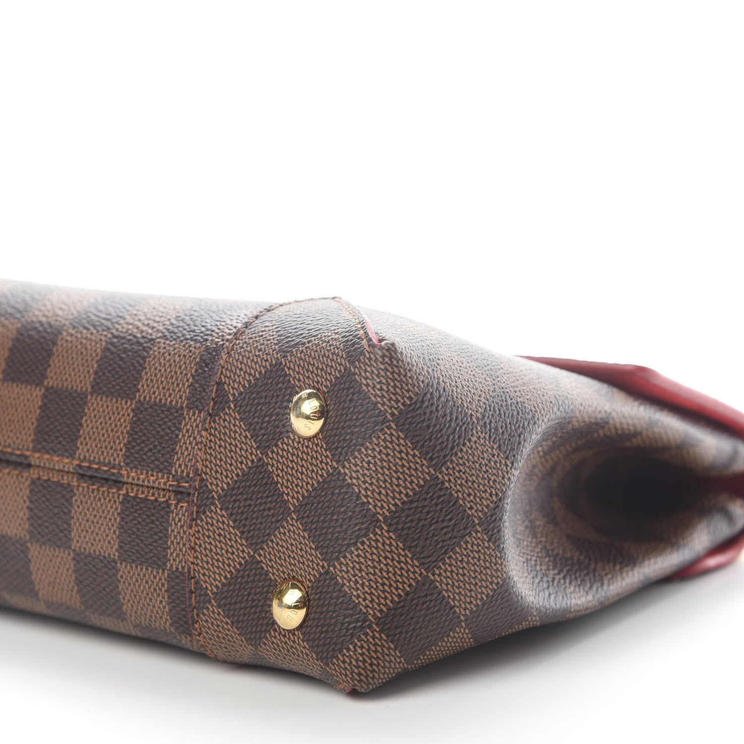 Louis Vuitton Damier Ebene Caissa Clutch Cherry 8 of 9
