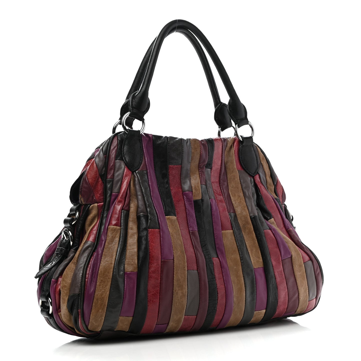 Nappa Large Patchwork Tote Amarena
